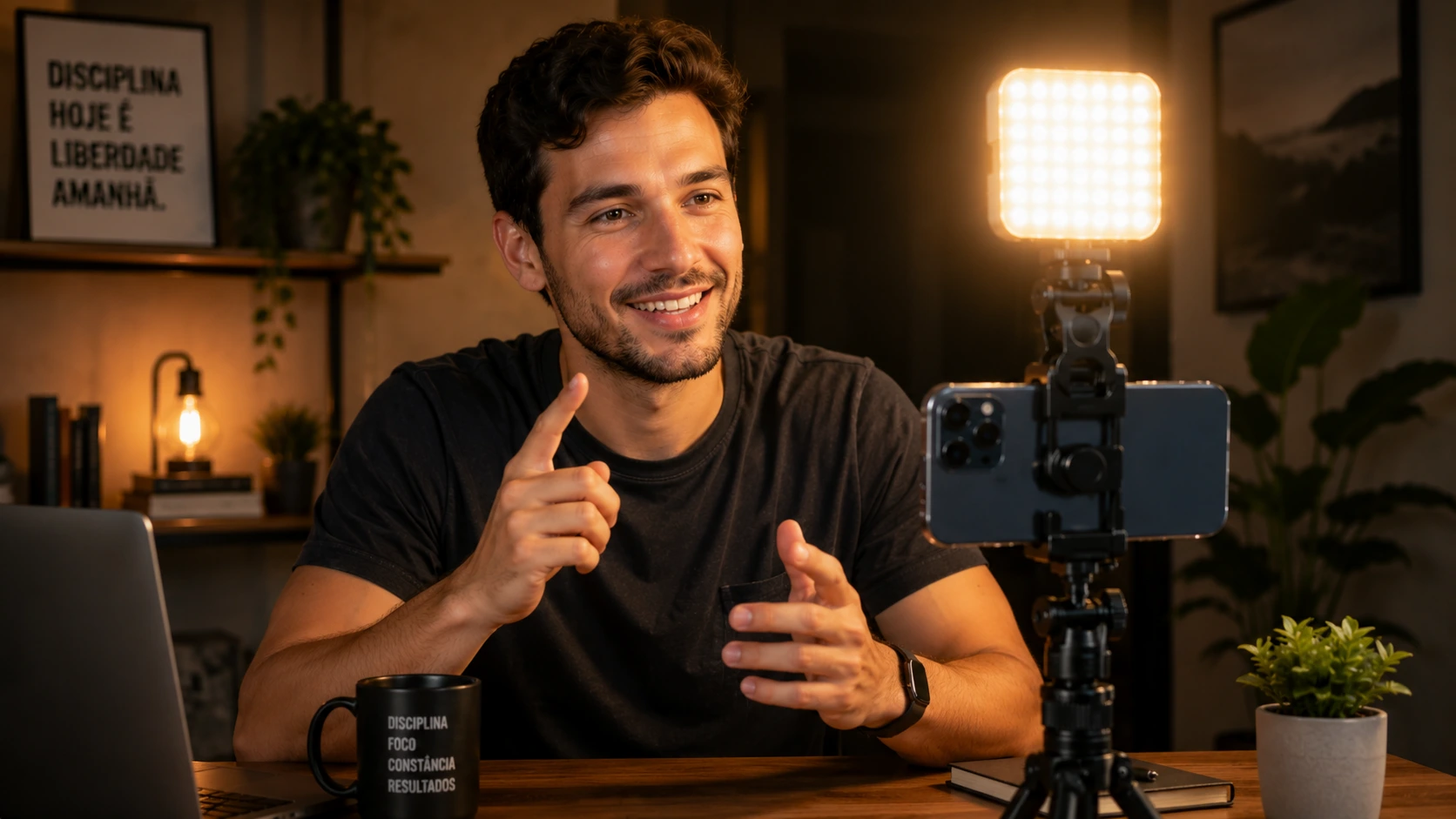 H’MASTON ZB02 Vale a Pena? Testei a Luz LED Clip-on para Vídeos e Lives