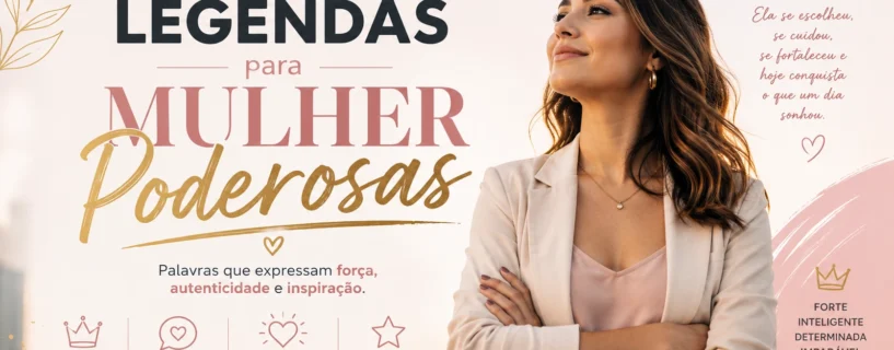Legenda Mulher Poderosa com Exemplos Práticos: frases fortes, elegantes e cheias de atitude